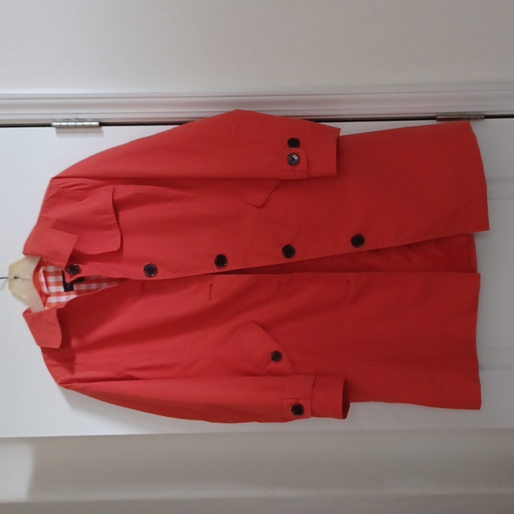 Vintage Lands End Button Up Coat!